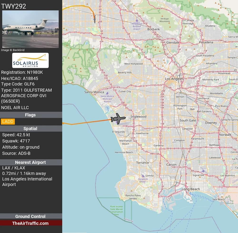 Kim Kardashian's private jet was recently highlighted in a post documenting a flight taken at the end of 2025.