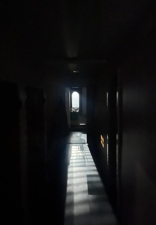 One homeowner is dealing with a literal spotlight on their life because their neighbor's security lights are poorly aimed.