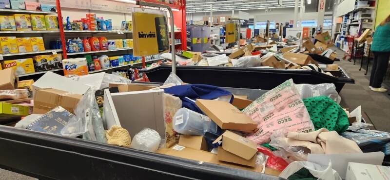 One person found something else entirely when they went shopping at Staples.