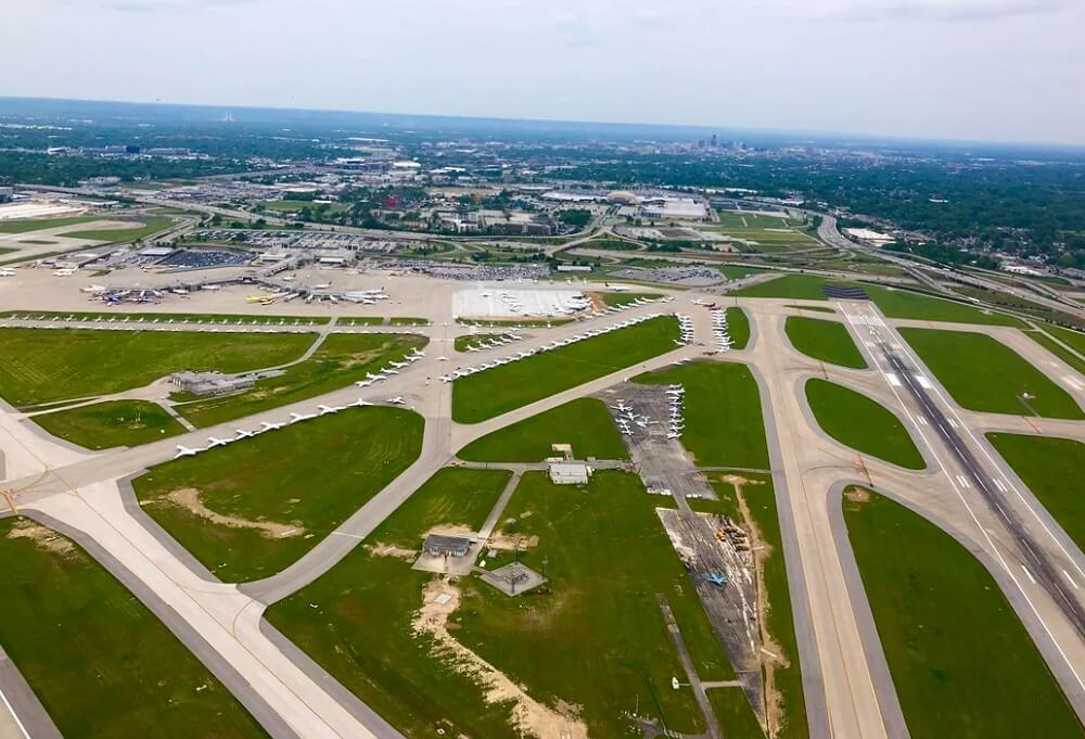 One Redditor shared a photo illustrating the outrageous number of private jets that descended on Louisville for the Kentucky Derby.