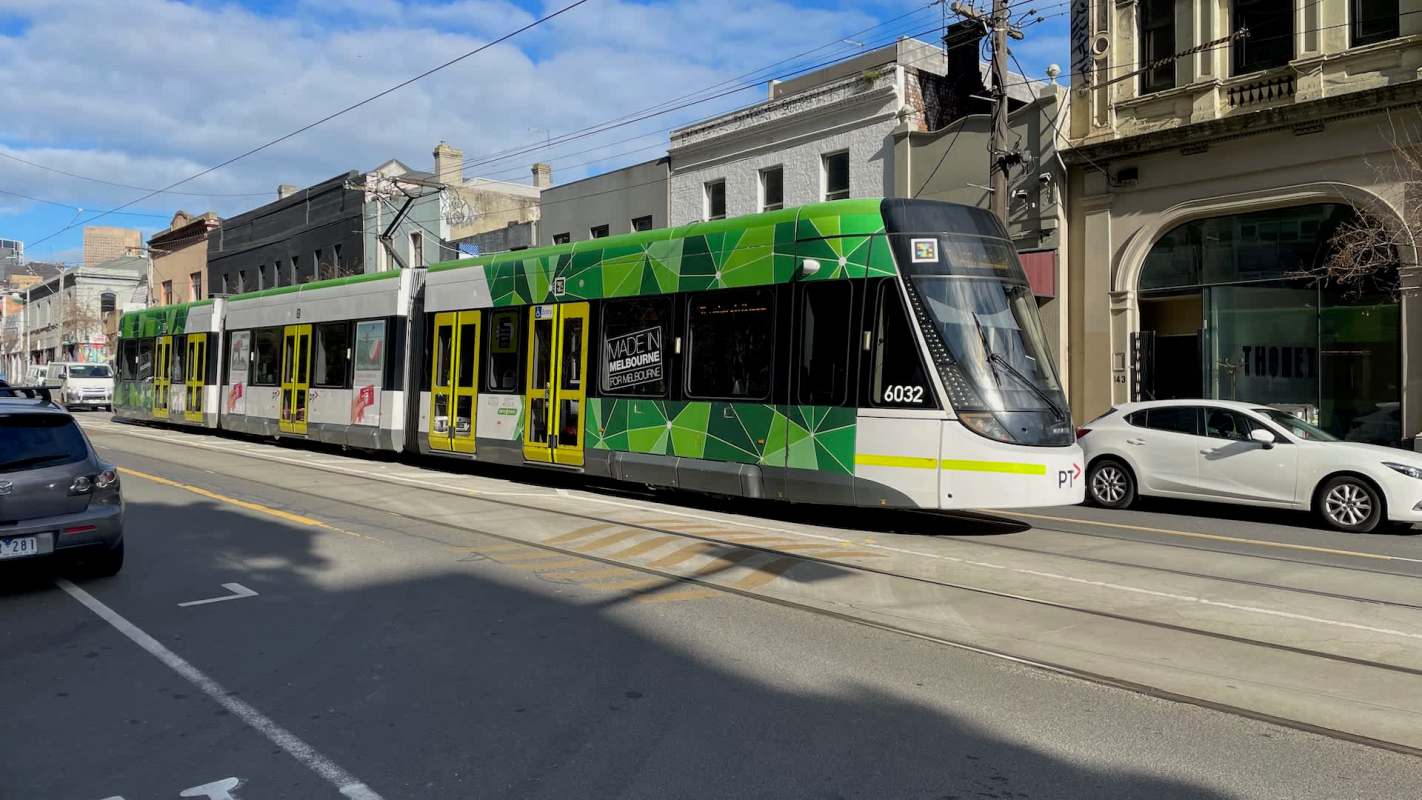 One public transit user noticed a strange placement of advertising material on their daily commute.