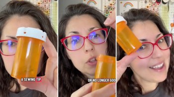 One TikTok user shared her trick for safely disposing of sewing needles, using a surprising item you might have lying around.