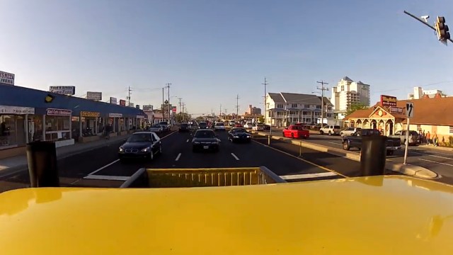 A Redditor shared dashcam footage of a truck driver "rolling coal," only to immediately get pulled over by horseback cops.