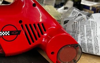 One Redditor shared a post about a seemingly pristine 1990s Corvette-branded vacuum being sold for $10 at a thrift store.