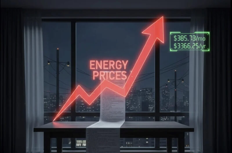 Energy expert Eric Whitehead shared a detailed analysis of the home energy market on SolarReviews, discussing rising energy bills.