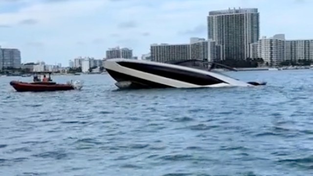 The 63-foot, $4.7 million Lamborghini-branded yacht sank off the coast of Miami. Dozens of influencers were on board, and all 32 passengers escaped uninjured.