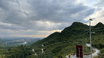 A yellow-throated marten was captured by trail cams in Pakistan's Margalla Hills National Park.