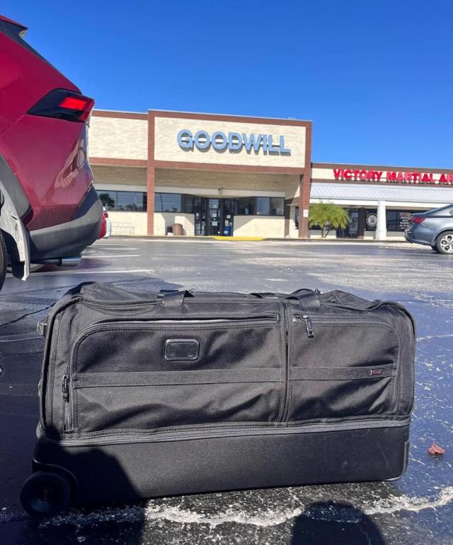 Thrift shopping can be incredibly rewarding. One Redditor snagged a $1,200 Tumi suitcase for just $15.