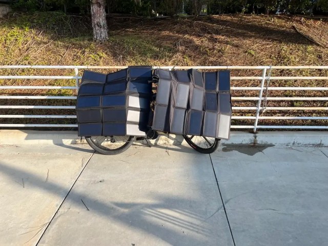 A Reddit user had the perfect creative and cost-efficient solution to a workspace without a charging station for their electric bike.