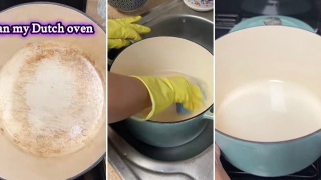 This viral TikTok video demonstrates a simple, safe, and effective way to clean your Dutch oven without using harsh chemicals.