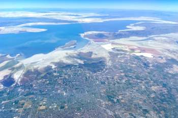 Water levels in the Great Salt Lake have dropped to near-record lows, putting the lake "within just a few years' collapse."