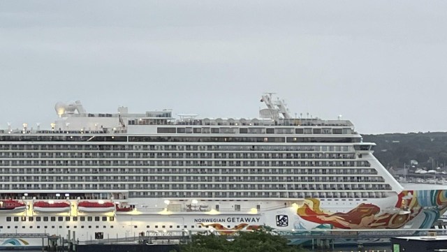 Residents of Portland, Maine, were none too pleased after a massive cruise ship with a track record of polluting the air and water came into port.