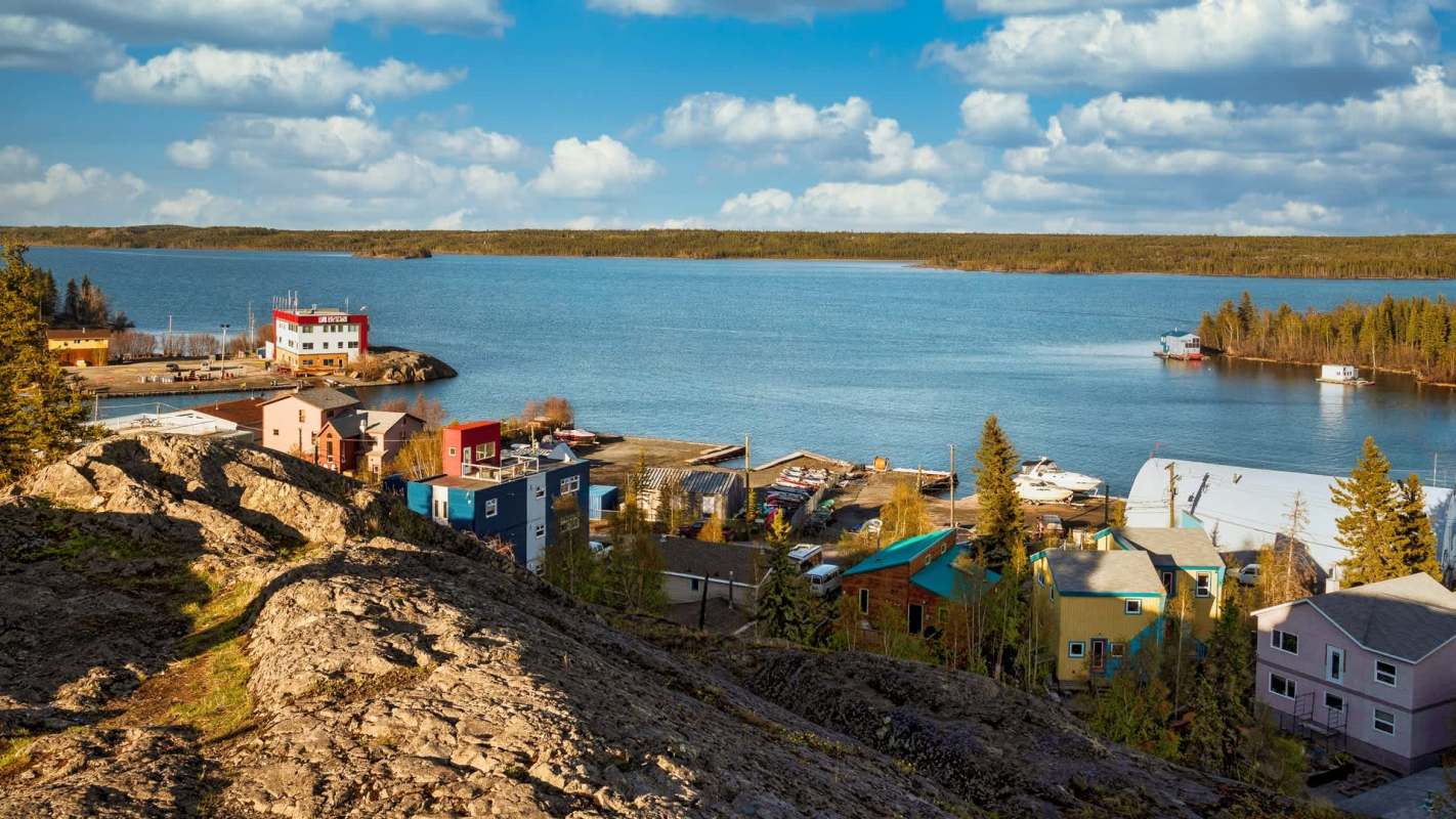 Rising temperatures and unpredictable weather have made travel in the Northwest Territories of Canada difficult and dangerous.