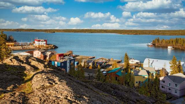 Rising temperatures and unpredictable weather have made travel in the Northwest Territories of Canada difficult and dangerous.