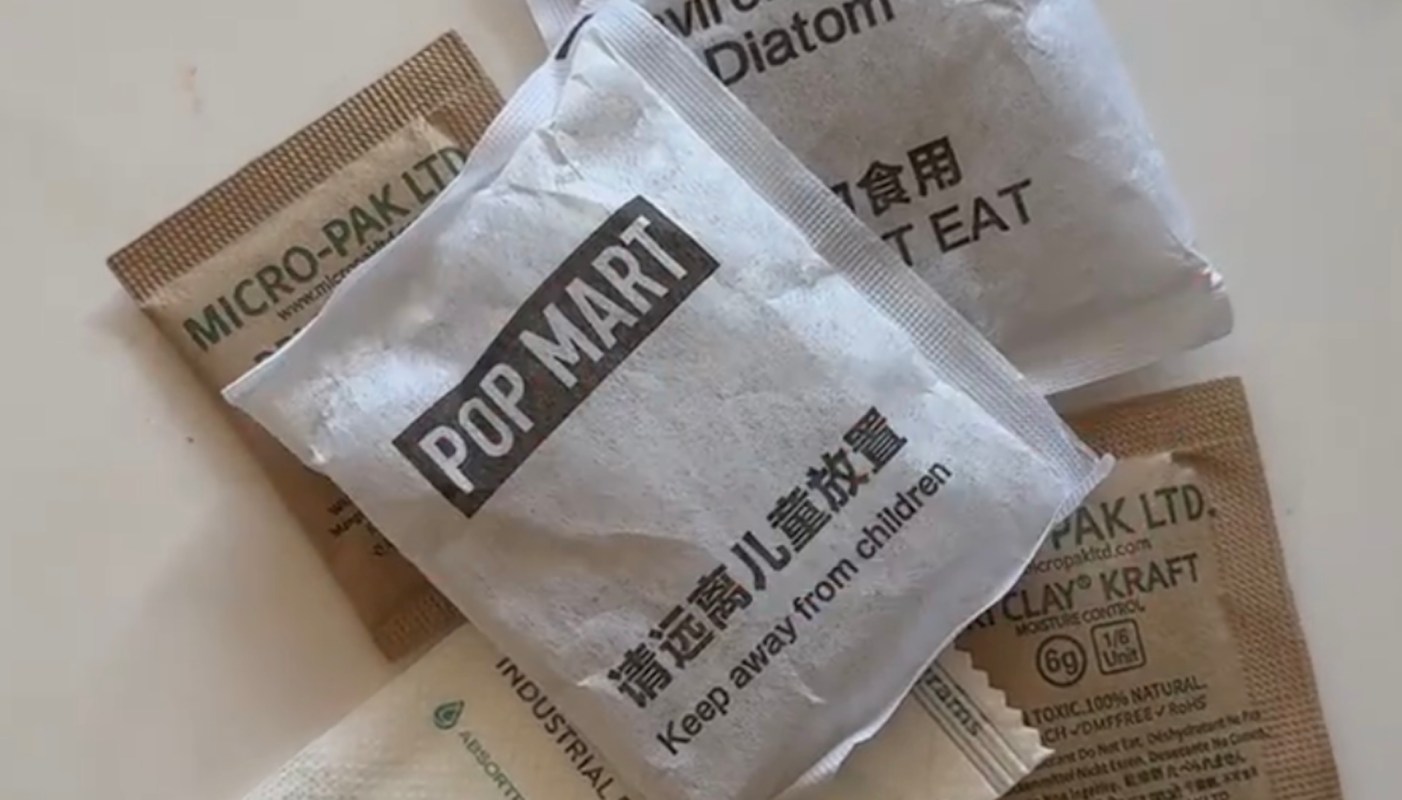 Silica gel packets are used to protect all kinds of products from excess moisture, especially during storage and shipping.