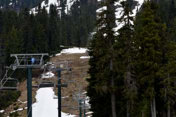 Mount Cain, a volunteer-operated ski hill near Mount Washington on Vancouver Island, has paused operations after a warm, rainy start to winter.