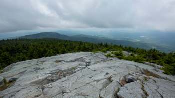A hiker shared their frustrating experience of stumbling upon a vandalized stone structure along Winslow's Trail in New Hampshire.