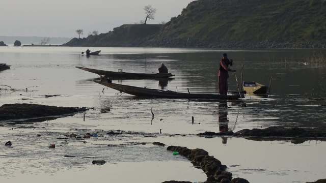 Extreme weather is upending livelihoods around India's Wular Lake, where farmers who once relied on lotus stems and water chestnuts have been pushed out of cultivation and toward open fishing to survive.