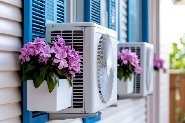 Boston officials announced plans to equip Hassan's Apartments with plug-in window heat pumps.