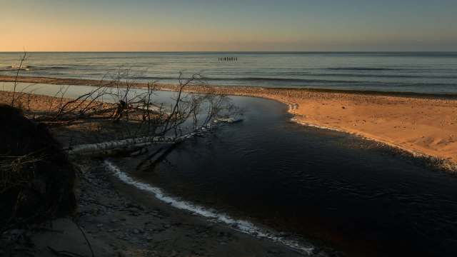The Baltic Sea saw 275 billion tons of water drain away in early February, sinking to a level not recorded in 140 years.