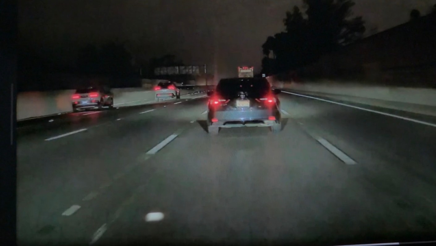 A Tesla driver shared a harrowing dashcam video that captured a frightening road rage incident on LA's 101 freeway.