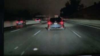 A Tesla driver shared a harrowing dashcam video that captured a frightening road rage incident on LA's 101 freeway.