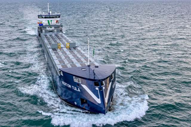 A Dutch company just fitted a cargo ship with solar panels to help reduce its environmental footprint.