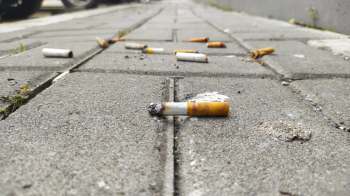 Discarded cigarette butts also release heavy metals, nicotine, and other toxins into the environment.
