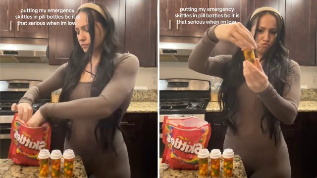 One TikToker's shared an adorable hack that allows her to repurpose her prescription pill bottles for diabetes management.