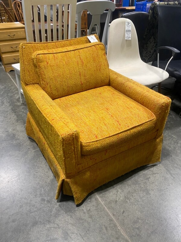 One Redditor shared the impressive reworking of a secondhand armchair to the r/ThriftStoreHauls community.