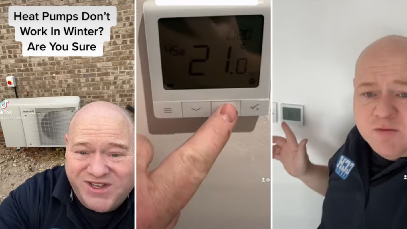 Plumber Allen Hart took to his YouTube channel to dispel a common myth about heat pumps.