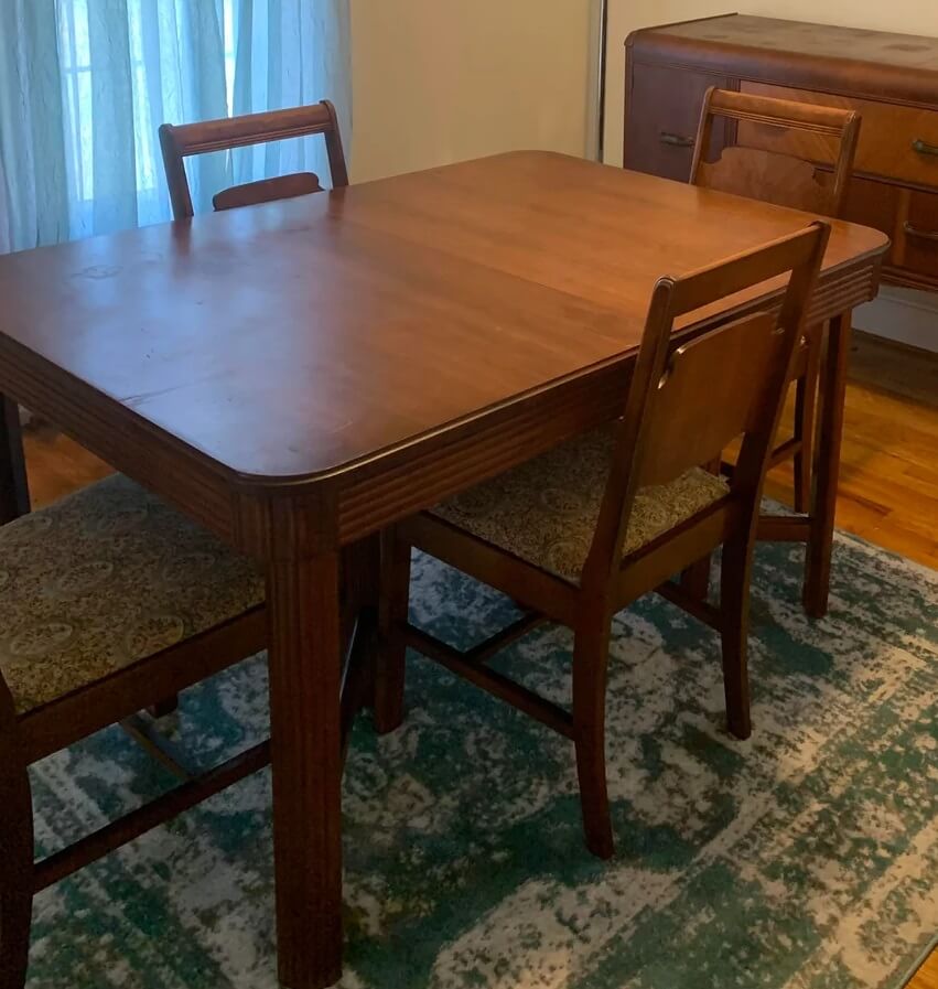 After moving back to their hometown, a grandchild on the hunt for furnishings found a family heirloom at a thrift store.