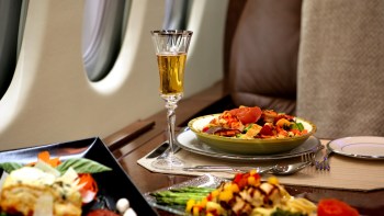 Airplane manufacturers are competing to win over Asia's wealthiest flyers, bringing private jets with bedrooms, showers, and panoramic windows to the Singapore Airshow.