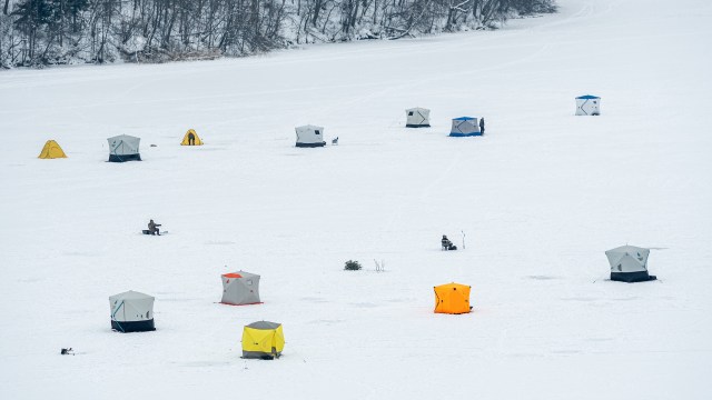 City officials announced an ice fishing ban on popular waterways in Upstate New York.