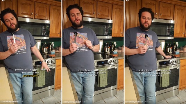 Once he started cooking with an induction model, it wasn’t long before he was singing its praises.