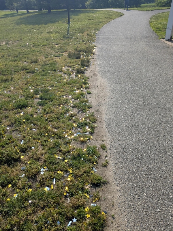 One resident in Baltimore got fed up with the litter in their local park and took to Reddit to vent about it.