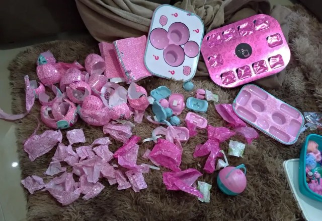 The amount of "disposable" plastic that came in a toy case with four dolls was alarming, with each piece wrapped in multiple layers of the packaging.