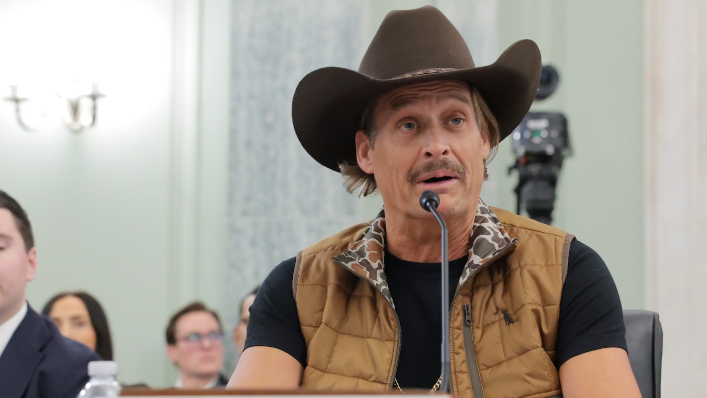 A Reddit user posted photos of what they described as Kid Rock's replica White House, in the hills of Nashville, built in 2023.