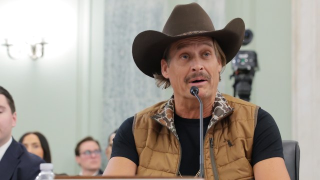 A Reddit user posted photos of what they described as Kid Rock's replica White House, in the hills of Nashville, built in 2023.