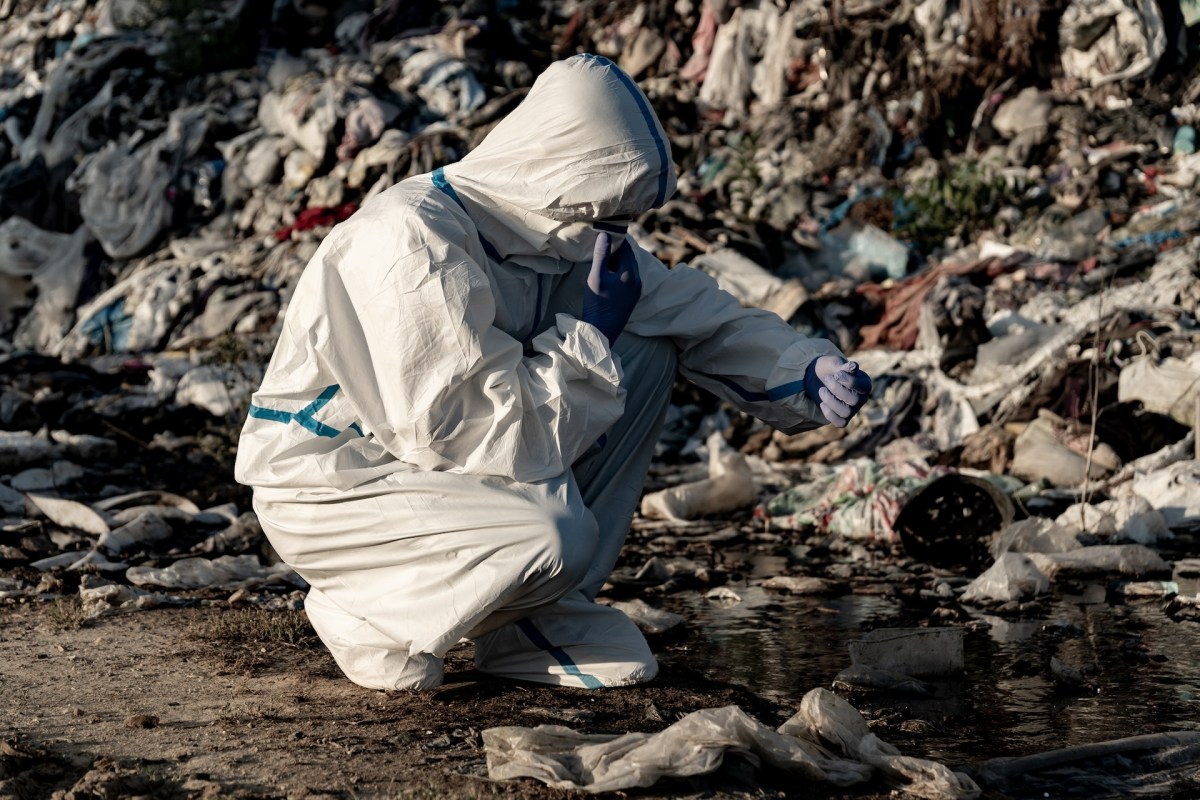 Researchers developed a two-layer membrane that can significantly prevent landfill plastic from leaking into local waterways.