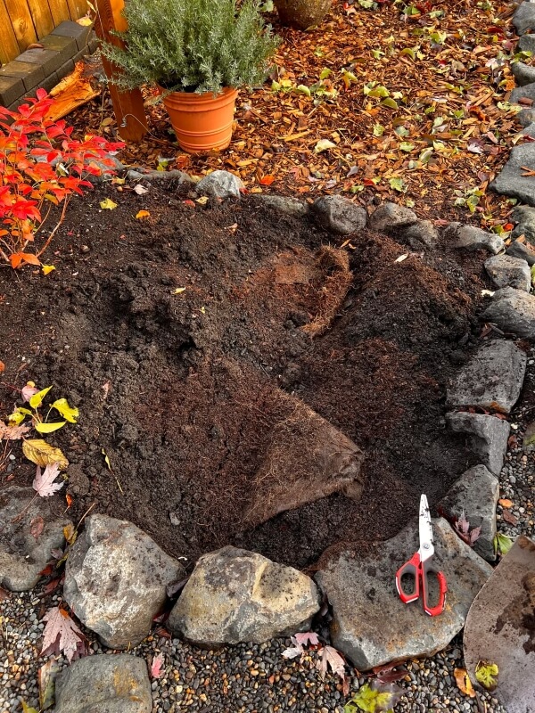 One Redditor detailed the infuriating process of removing landscape fabric from their garden bed.