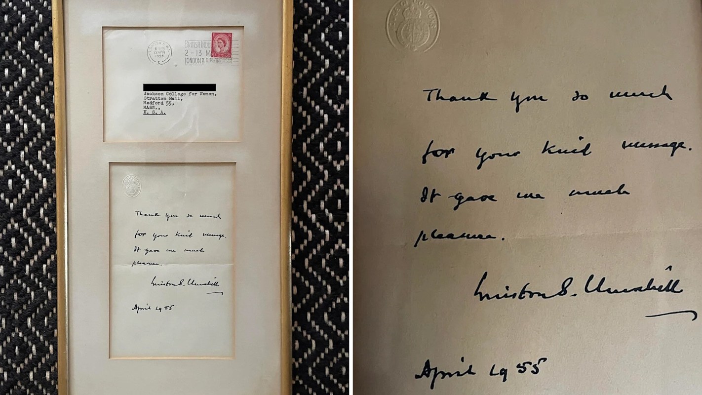A thrifter scooped up a historic letter from Winston Churchill for just a dollar at a Northern Westchester County, NY thrift store.