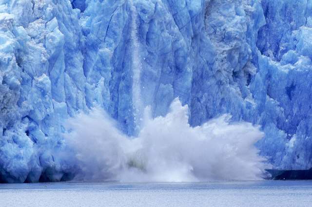 Researchers used automated kayaks to study freshwater discharge from a melting glacier in Alaska, uncovering that melting glaciers mix freshwater and ocean water at much higher rates than previously predicted.