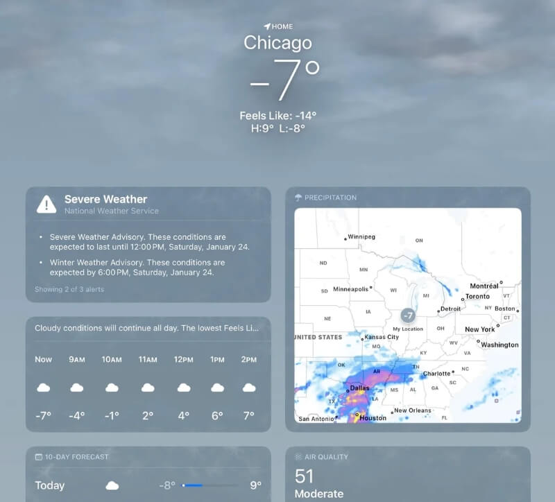 One Redditor shared how their heat pump kept their home a brisk 68 degrees despite temperatures sitting at -7 degrees outside.