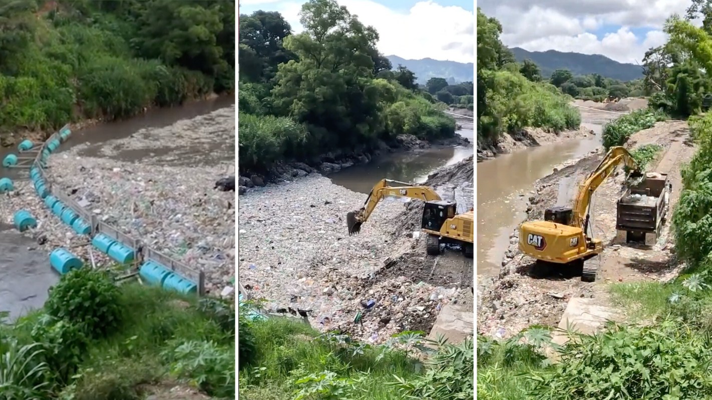 A time-lapse video of trash being removed from Guatemala's Rio Las Vacas illuminated the staggering depths of plastic pollution in rivers while providing hope for the future.