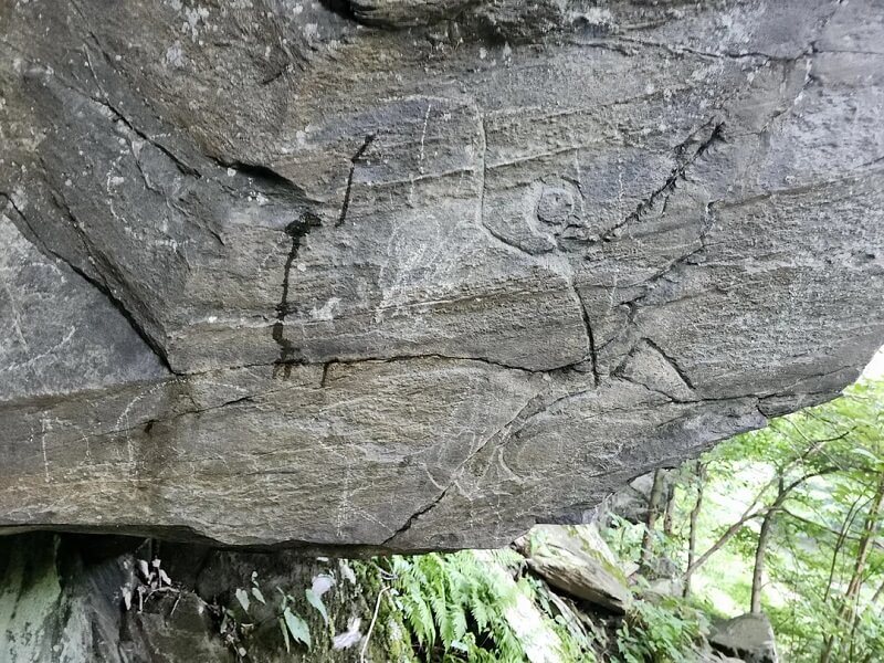 One Redditor revealed the shocking defacement of ancient petroglyphs in Northern Virginia.