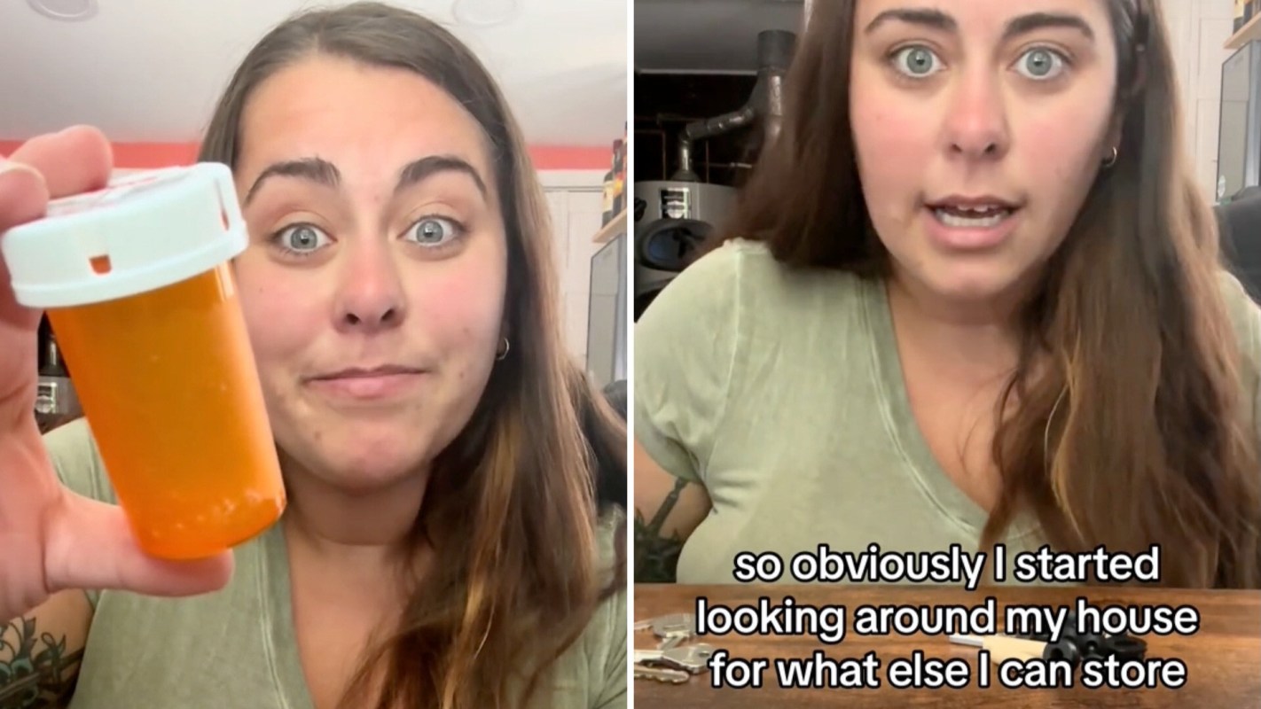 Pill bottles provide a great storage solution because they're compact, secure, and transparent.