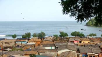 The African coast is under threat from rising seas, and a certain weather event significantly exacerbated the situation.