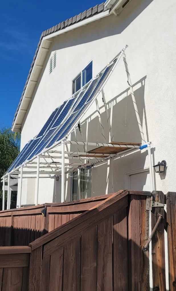 One Redditor shared their impressive DIY solar setup that they initially installed for emergencies and was still going strong after a year.