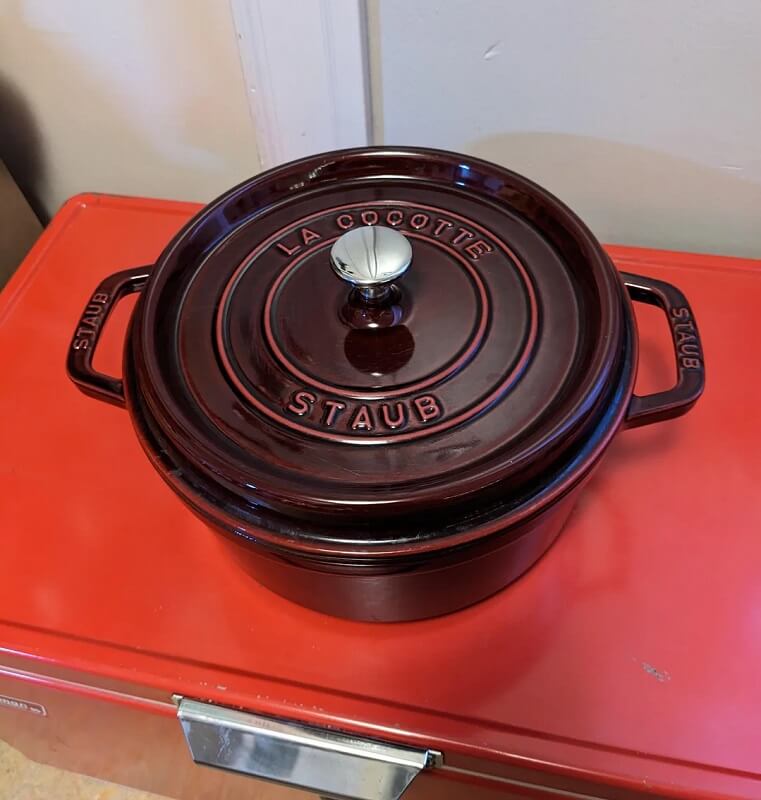 Discovering a high-quality Staub Dutch oven at a low price in a thrift store is every home cook's dream.